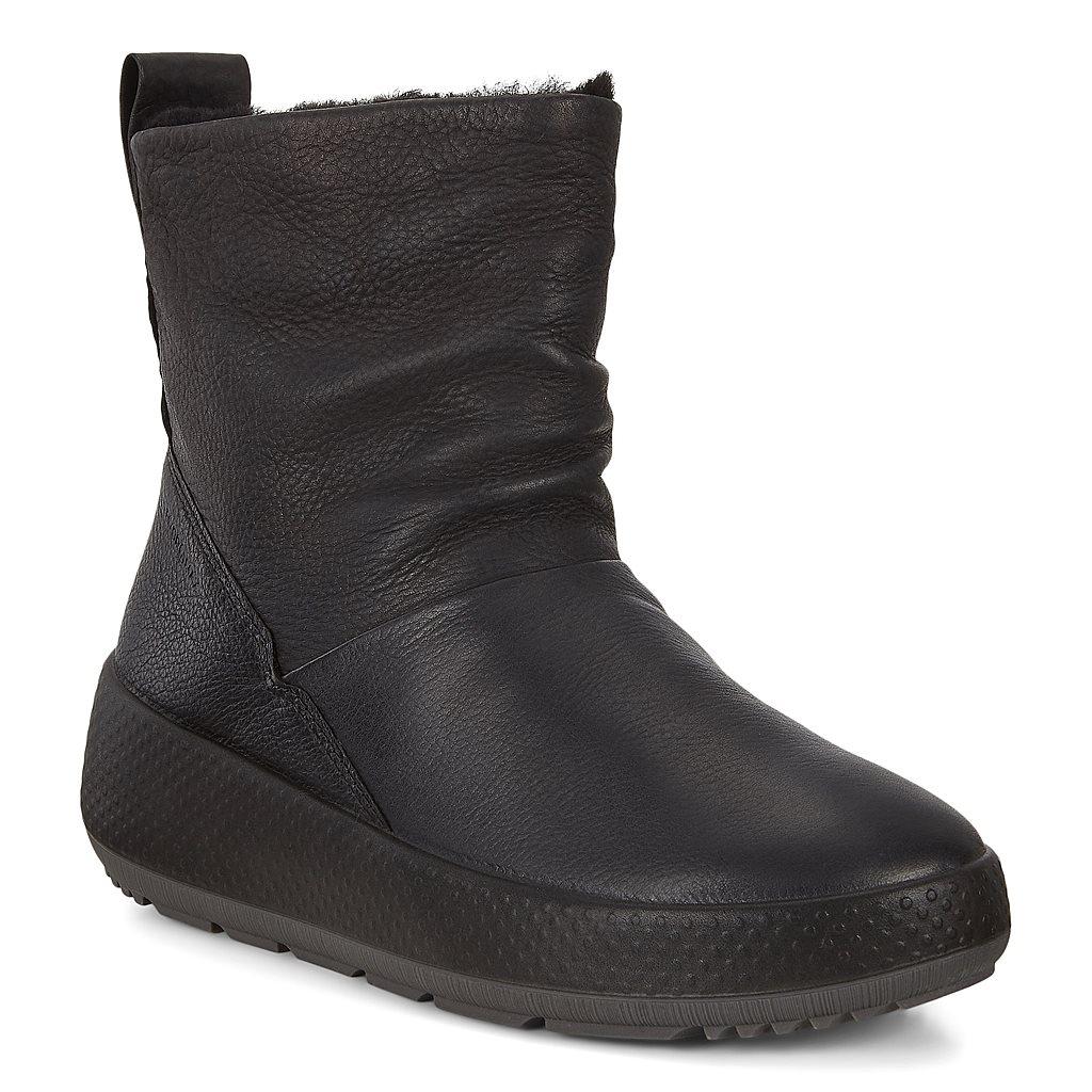 Ecco Ukiuk 2.0 Womens Boots In Black Sale - India SVX-286190